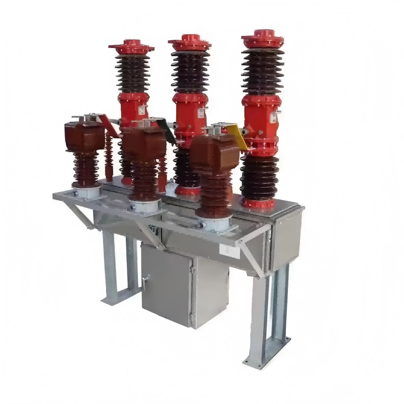 Trijų fazių aukštos įtampos 35 kV 40,5 kV vakuumo grandinės pertraukiklis su transformatoriumi
